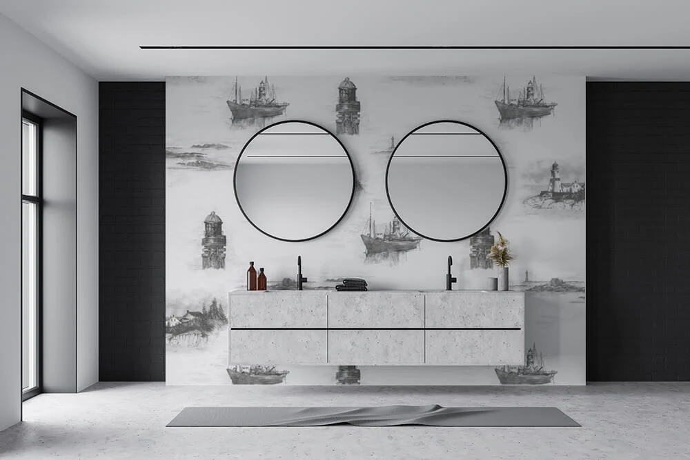 Nautical Themed Wallpaper