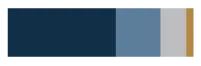 "Layered blue bathroom tones" colour palette swatch in deep navy, mid-blue, light grey, and warm tan.