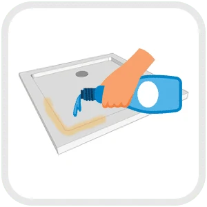 Apply Cleaning Solution