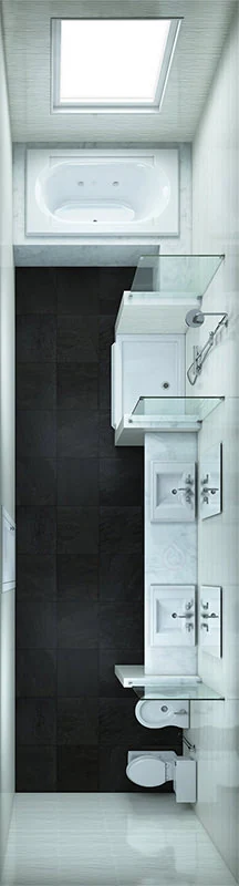 Large Bathroom Layout