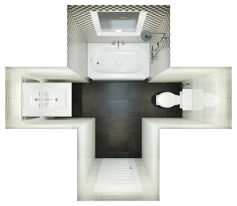 Small Bathroom Layout