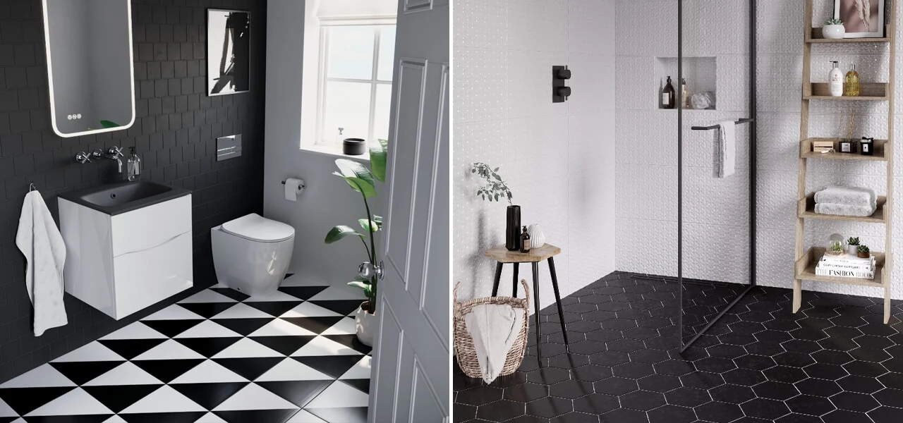 Black Floor Tiles