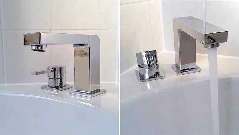 2 Hole Deck Mounted Bath Filler Mixer Tap