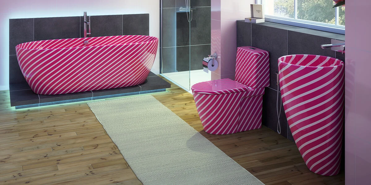 Candy Struck Bathroom Suite