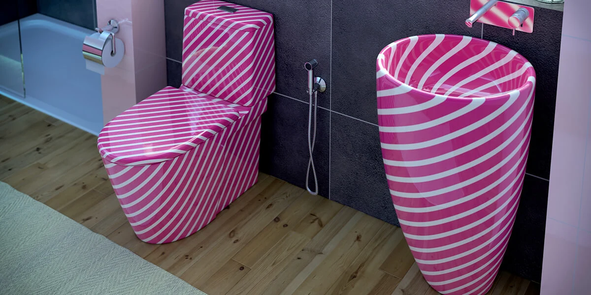 Candy Struck Bathroom Suite