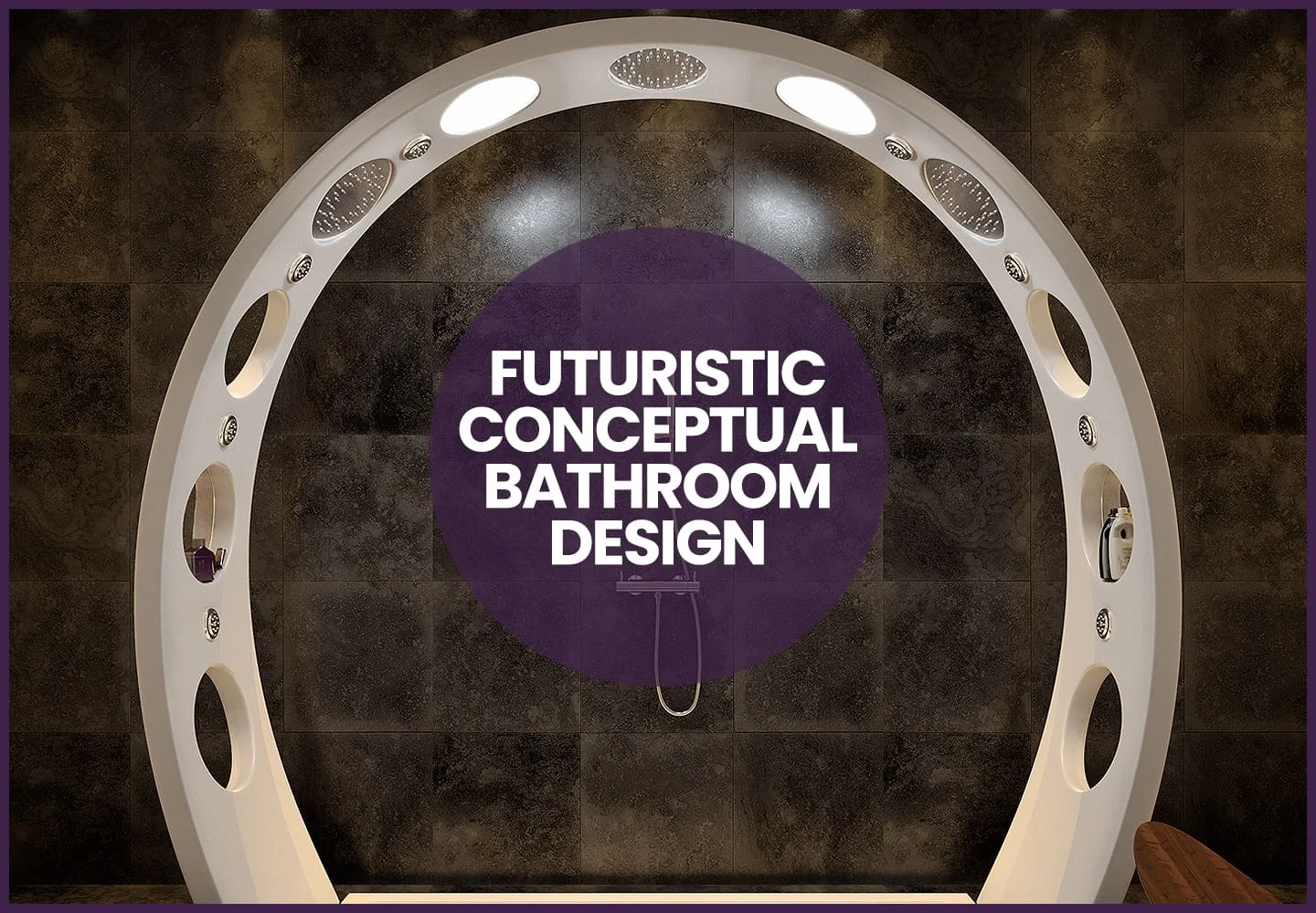 Futuristic Shower Enclosures & Bathroom Design