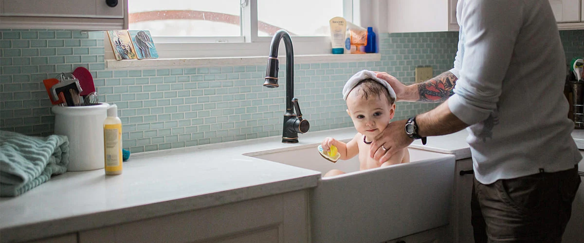large Kitchen Sink