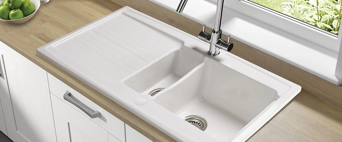 ceramic 1.5 bowl sink