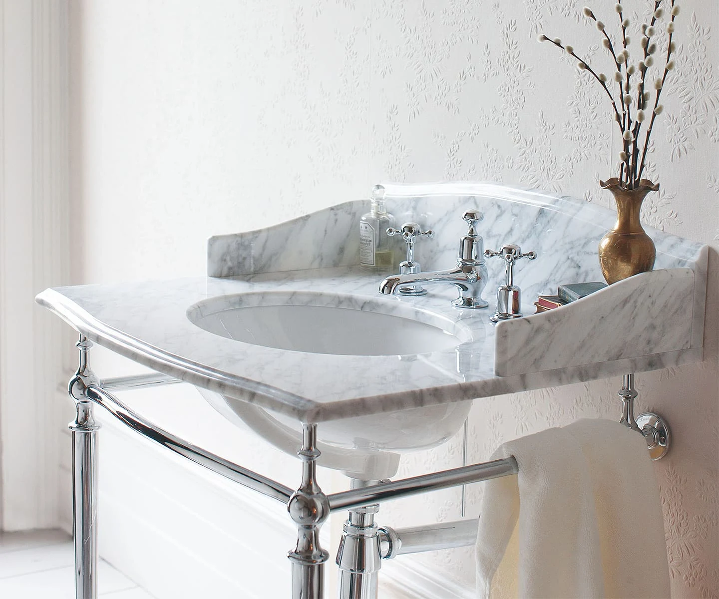 Burlington Sophia Carrera Marble Wash Stand