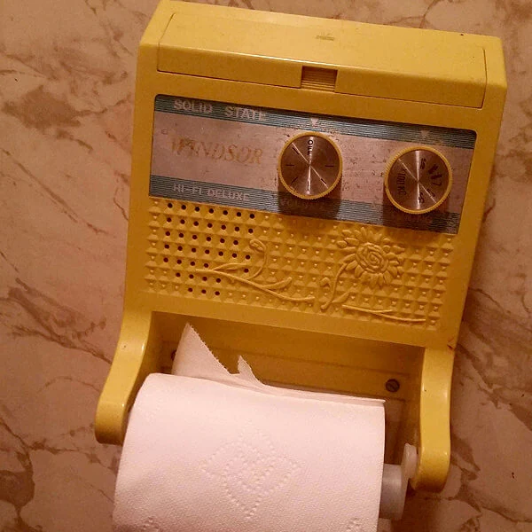 Radio In Toilet