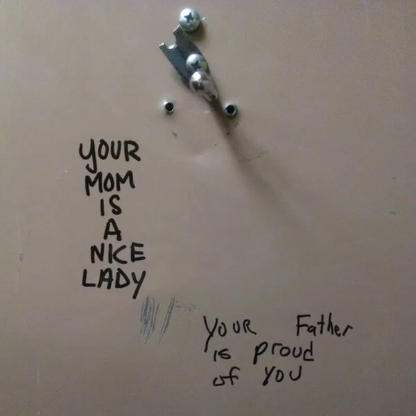 Positive Public Bathroom Graffiti