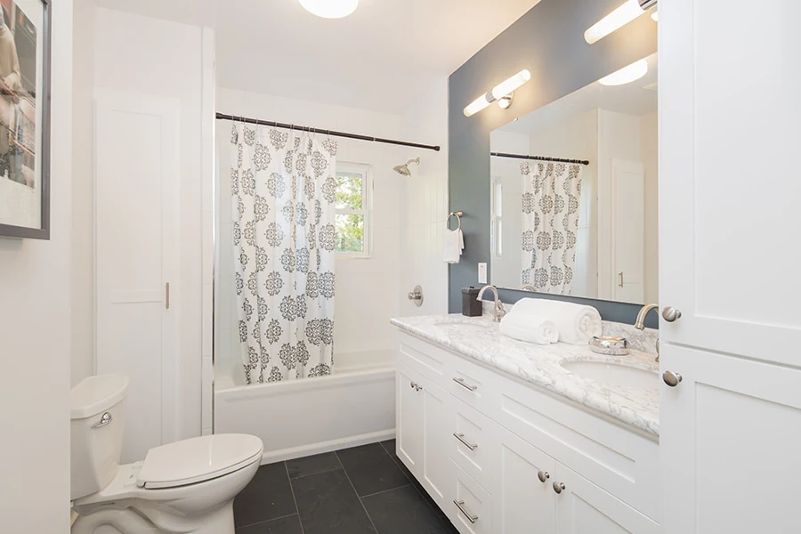 White Subway Tile Bathroom