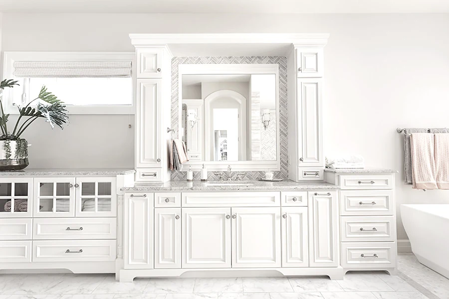 Traditional White Bathroom