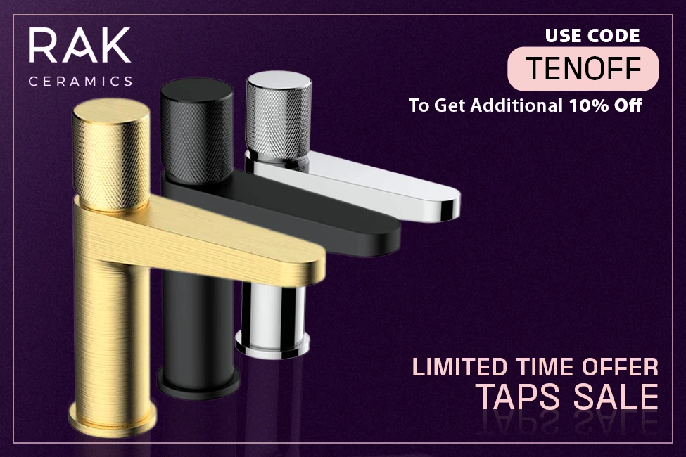 RAK Ceramics Taps Sale 2026 10% Off