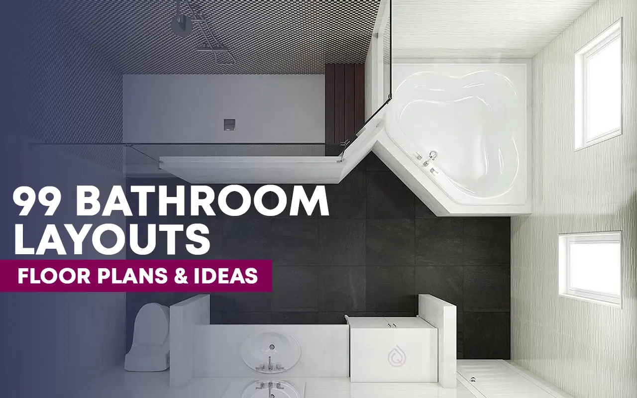 99 Bathroom Layouts - Plans & Ideas