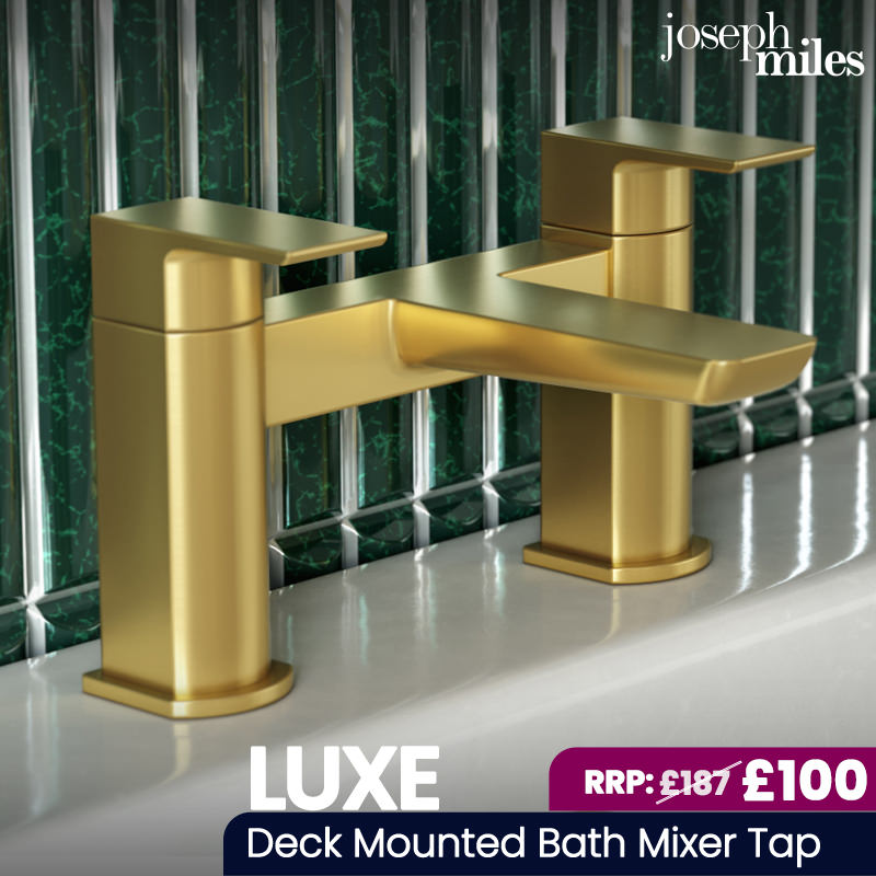 Joseph Miles Luxe Deck Mounted Bath Mixer Tap