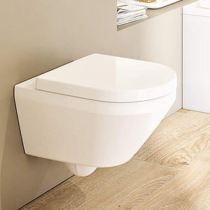 Villeroy And Boch Architectura Twistflushe Wall Mounted WC Pan With Seat