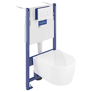 Villeroy And Boch Viconnect Pro S Toilet Frame With Flush Plate