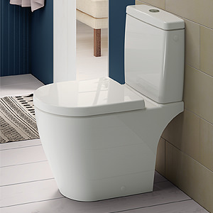 Villeroy And Boch Avento Washdown Close-Coupled WC Pan With Cistern And Seat