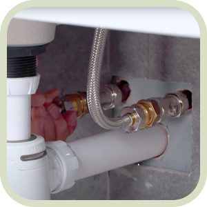 Connect the Waste Pipe and Faucet