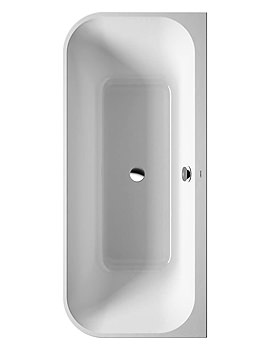 Duravit Happy D2 Back-To-Wall 1800 x 800mm Bath With Panel And Frame