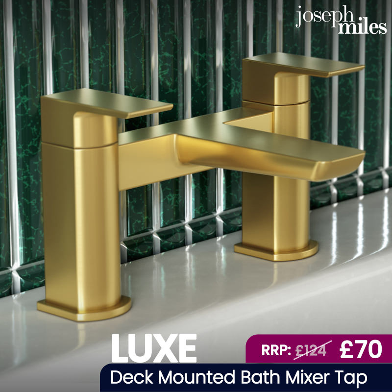 Joseph Miles Luxe Deck Mounted Bath Mixer Tap