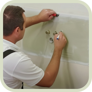 Mark the Drill Holes