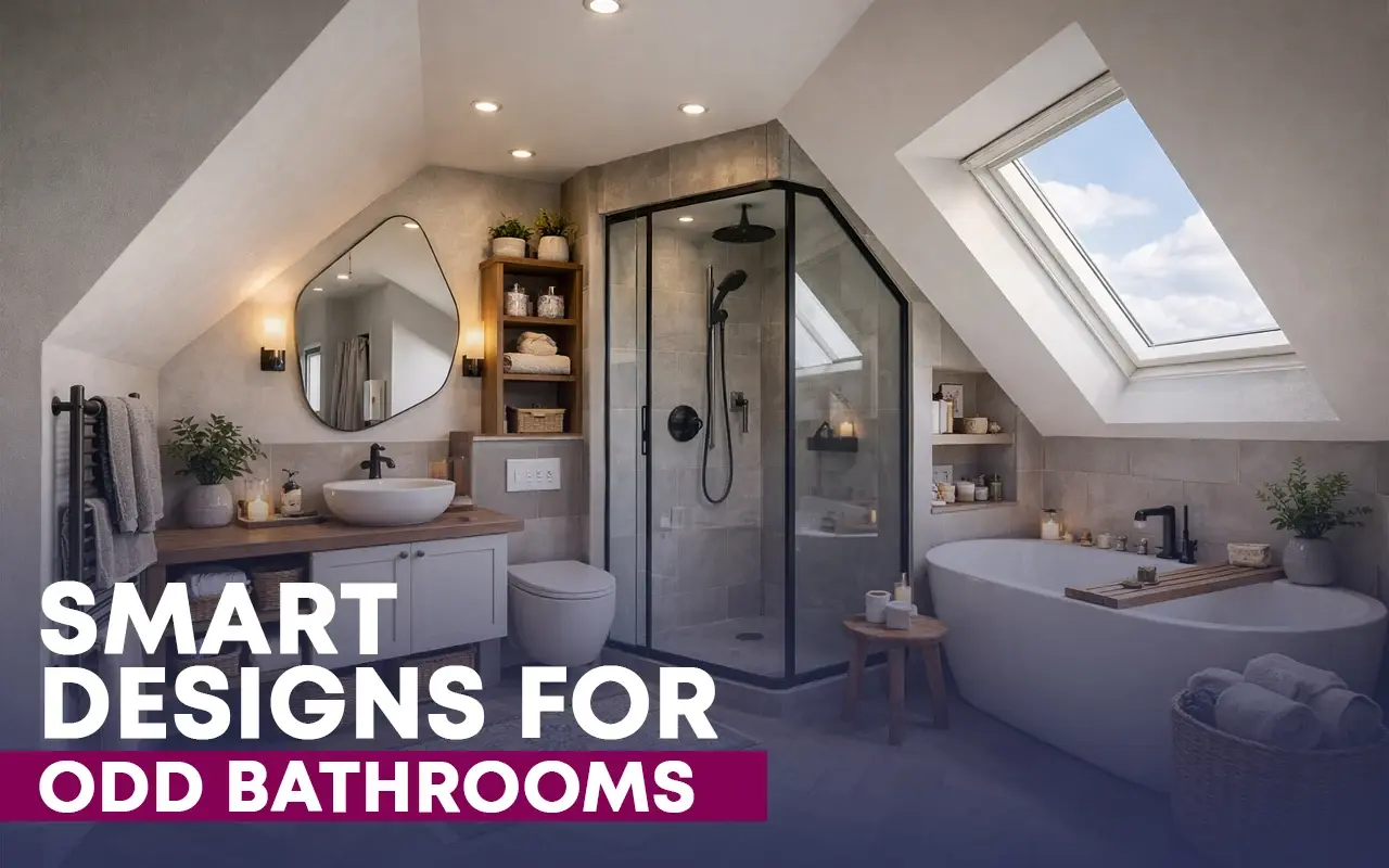 How to Make the Most of Odd-Shaped Bathrooms