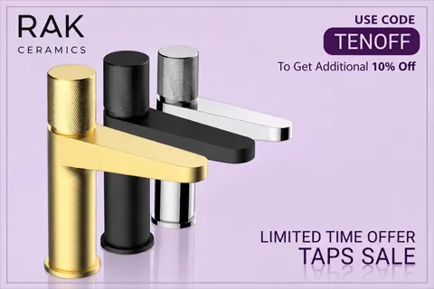 RAK Ceramics Taps Sale 2026 10% Off