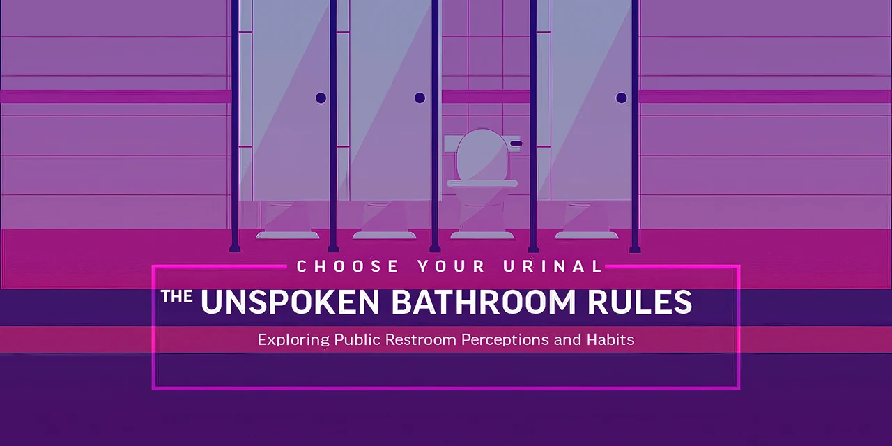 Choose Your Urinal: The Unspoken Bathroom Rules