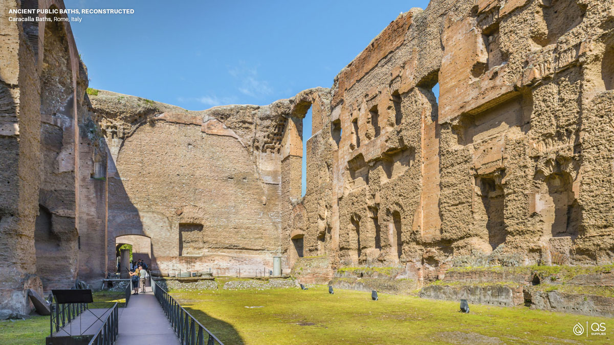 Baths of Caracalla, Rome, Italy (Built 216 AD)